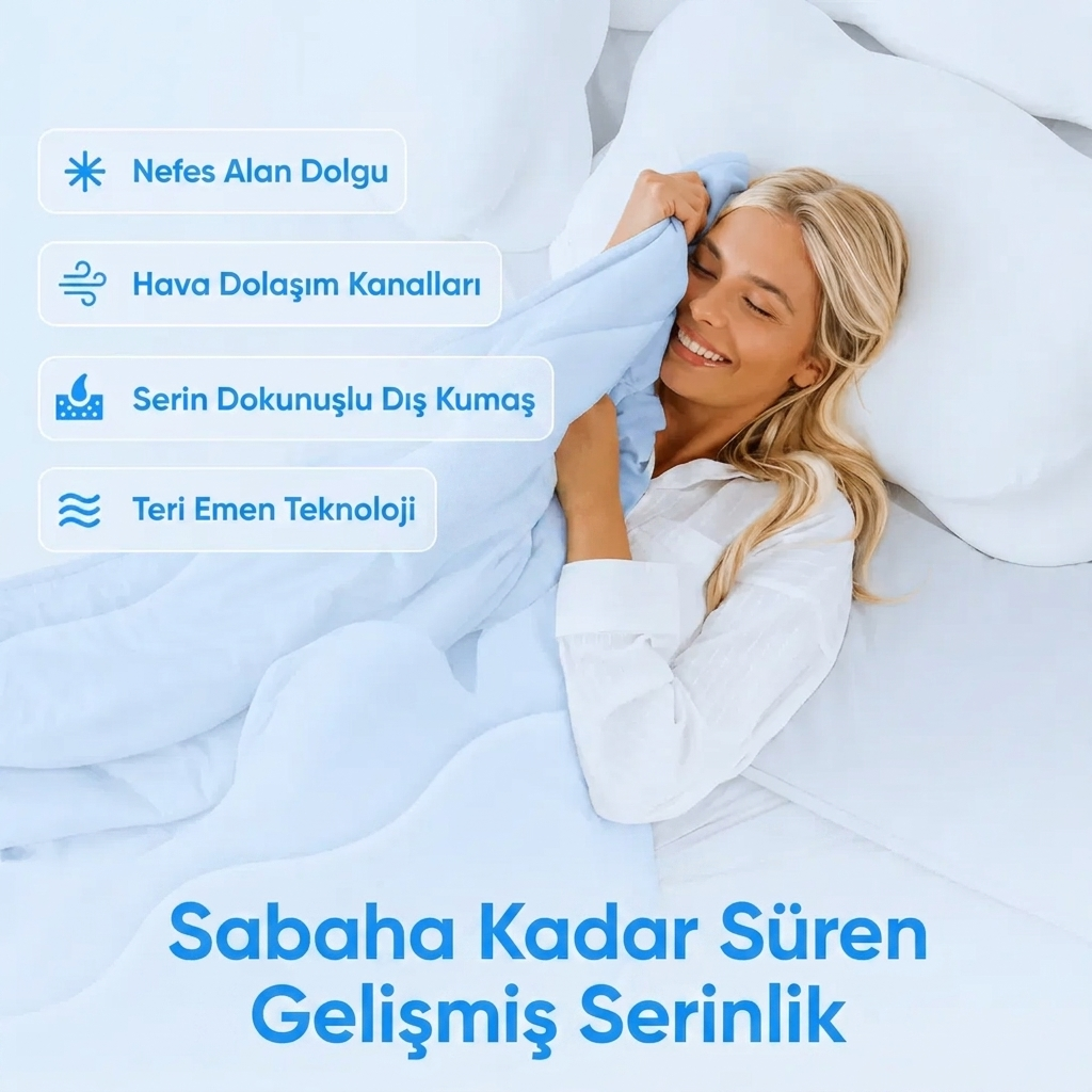 AirMood Buzlu Battaniye — serinletici yaz battaniyesi