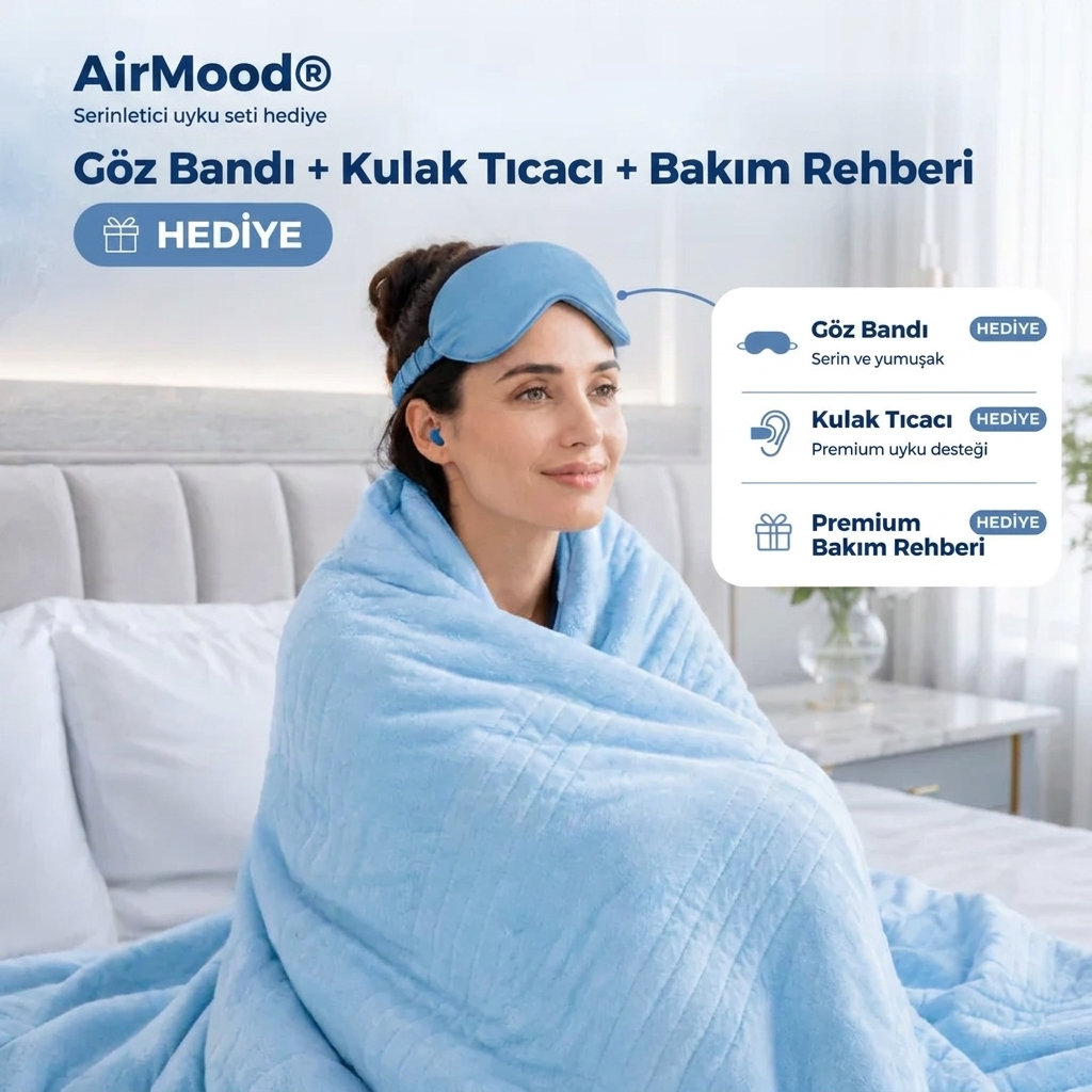 AirMood Buzlu Battaniye — serinletici yaz battaniyesi